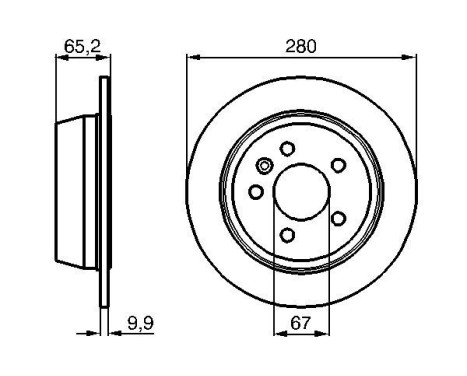 Brake Disc BD772 Bosch, Image 5