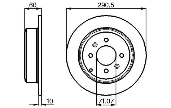 Brake Disc BD776 Bosch, Image 5
