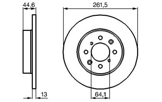 Brake Disc BD788 Bosch, Image 5