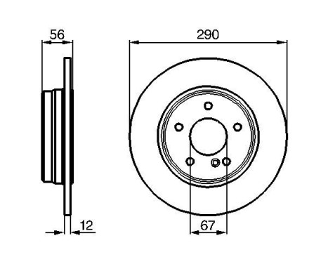 Brake Disc BD798 Bosch, Image 5