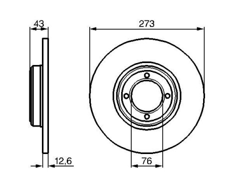 Brake Disc BD81 Bosch