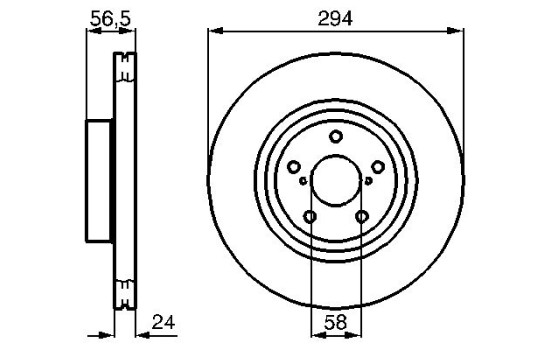 Brake Disc BD875 Bosch, Image 5