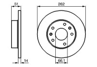 Brake Disc BD888 Bosch