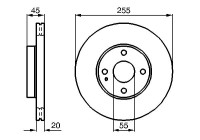 Brake Disc BD892 Bosch