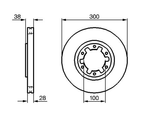 Brake Disc BD918 Bosch, Image 5