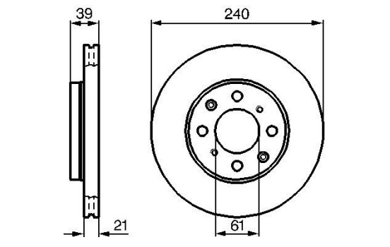 Brake Disc BD920 Bosch, Image 5