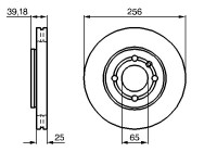 Brake Disc BD932 Bosch