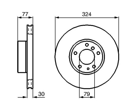 Brake Disc BD958 Bosch, Image 5