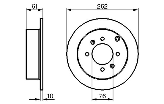 Brake Disc BD966 Bosch