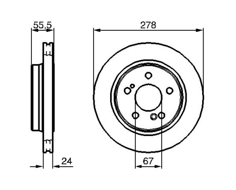 Brake disc BD973 Bosch, Image 5