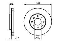 Brake Disc BD978 Bosch