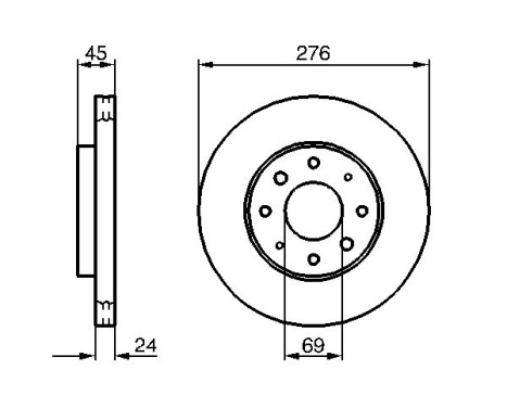 Brake Disc BD978 Bosch