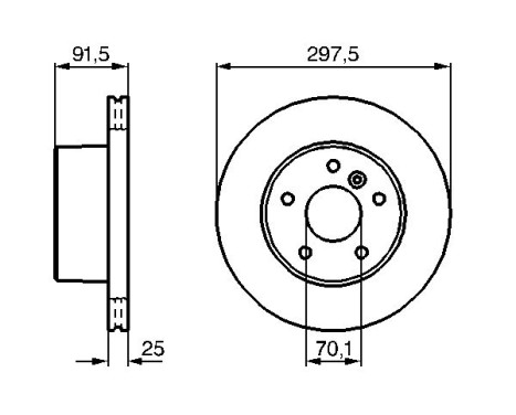 Brake Disc BD983 Bosch, Image 5