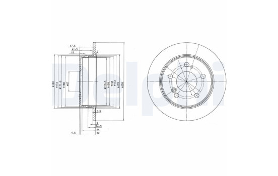Brake Disc BG2291 Delphi