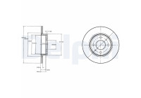 Brake Disc BG2466 Delphi