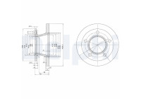 Brake Disc BG2494 Delphi