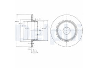 Brake Disc BG2510 Delphi