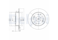 Brake Disc BG2666 Delphi