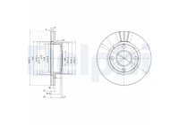 Brake Disc BG2668 Delphi
