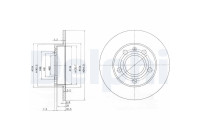 Brake Disc BG2753C Delphi