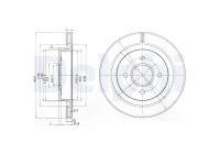 Brake Disc BG2758 Delphi
