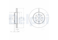 Brake Disc BG2759 Delphi