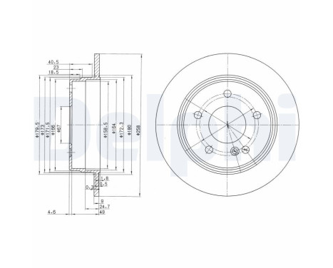 Brake Disc BG2761 Delphi