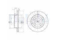 Brake Disc BG2779 Delphi