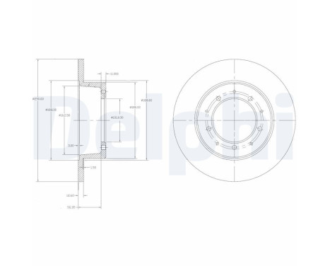 Brake Disc BG2799 Delphi