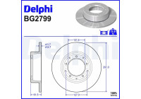 Brake Disc BG2799 Delphi