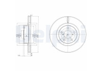 Brake Disc BG2827C Delphi