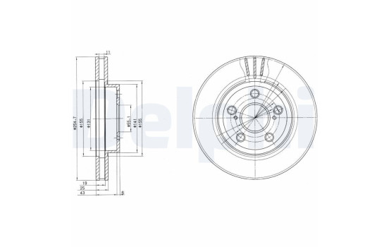 Brake Disc BG2880 Delphi
