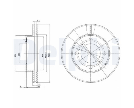 Brake Disc BG2891 Delphi