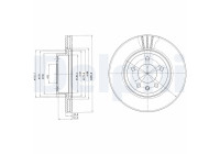 Brake Disc BG2908 Delphi