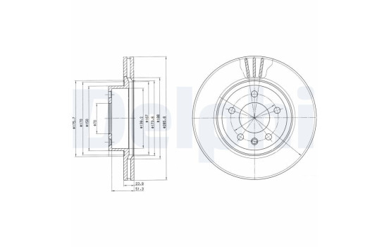 Brake Disc BG2908 Delphi