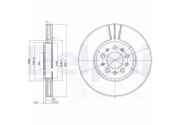 Brake Disc BG3035C Delphi