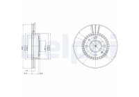 Brake Disc BG3134 Delphi