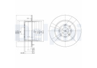 Brake Disc BG3141 Delphi