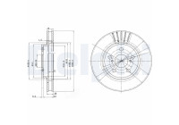 Brake Disc BG3187 Delphi