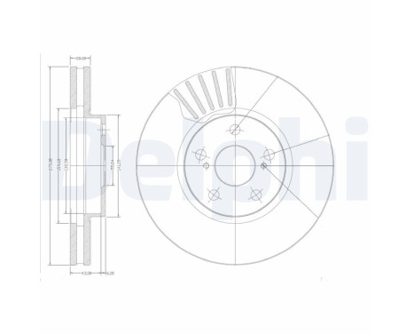 Brake Disc BG3189 Delphi