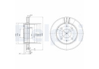 Brake Disc BG3202 Delphi