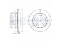 Brake Disc BG3226 Delphi