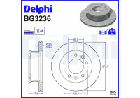 Brake Disc BG3236 Delphi
