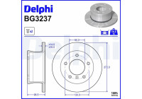 Brake Disc BG3237 Delphi