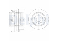 Brake Disc BG3241 Delphi