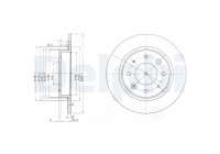 Brake Disc BG3336 Delphi