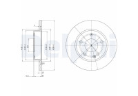 Brake Disc BG3394 Delphi