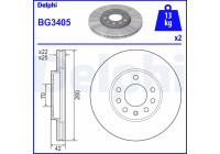 Brake Disc BG3405 Delphi