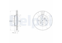 Brake Disc BG3520 Delphi