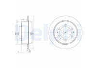 Brake Disc BG3522 Delphi